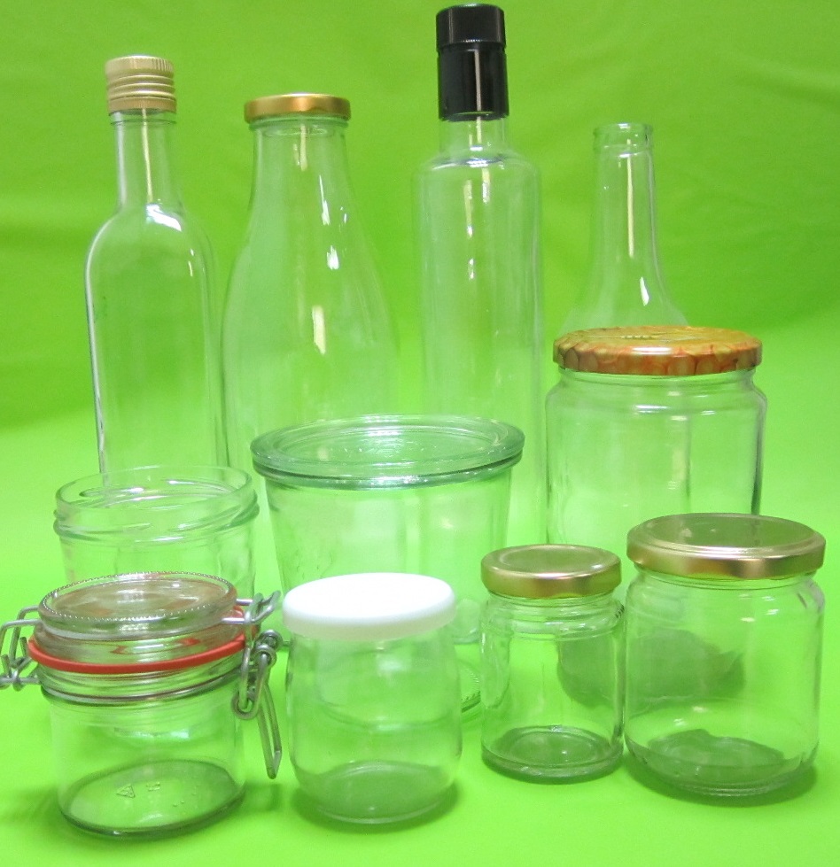 Bouteilles et bocaux en Verre